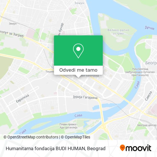 Humanitarna fondacija BUDI HUMAN mapa