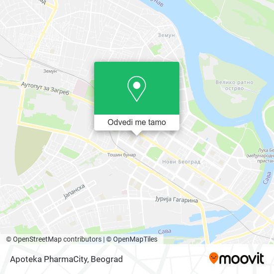 Apoteka PharmaCity mapa