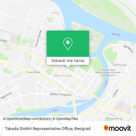 Takeda GmbH Representative Office mapa