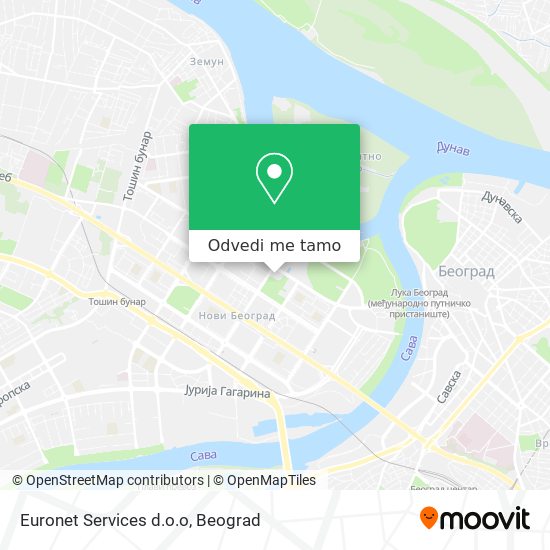 Euronet Services d.o.o mapa