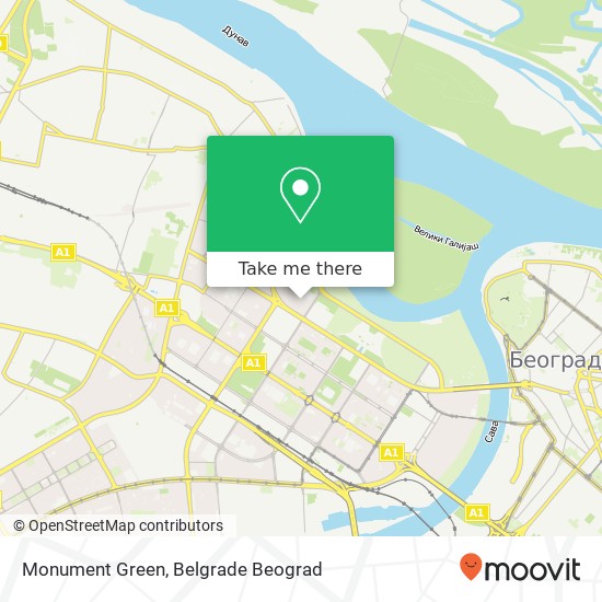Monument Green mapa