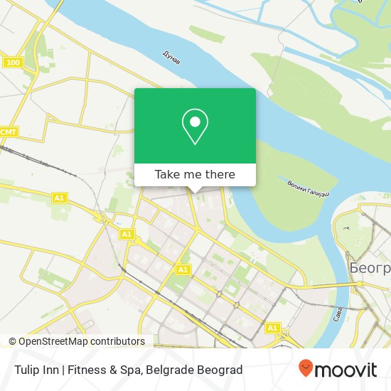 Tulip Inn | Fitness & Spa mapa