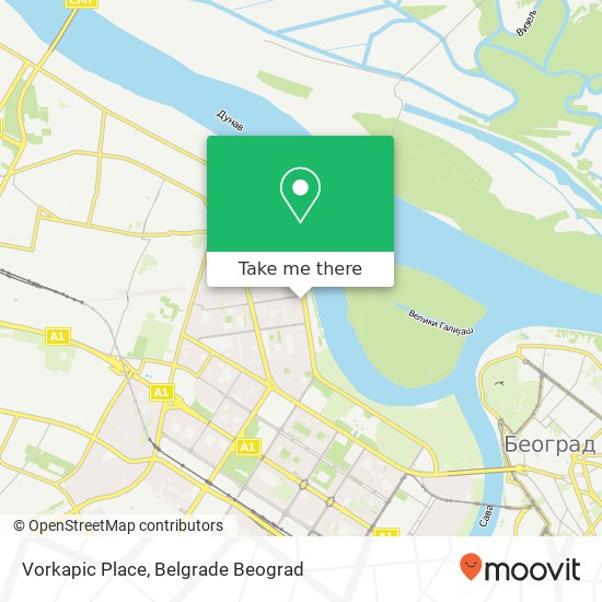 Vorkapic Place mapa