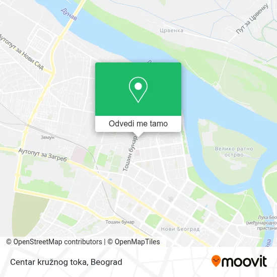 Centar kružnog toka mapa