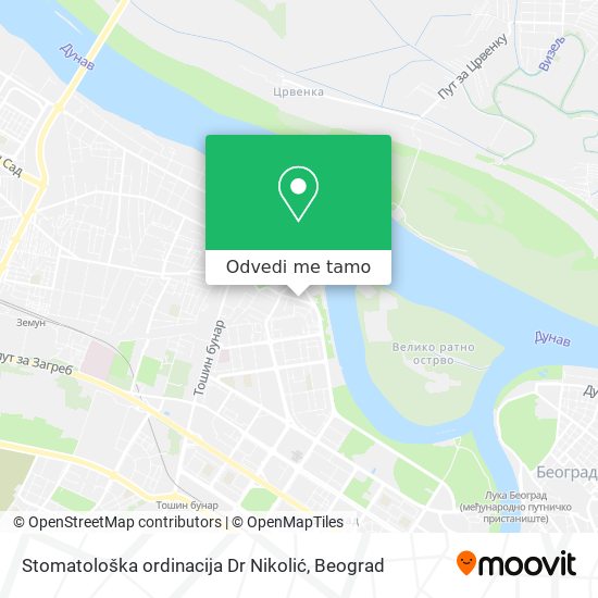 Stomatološka ordinacija Dr Nikolić mapa