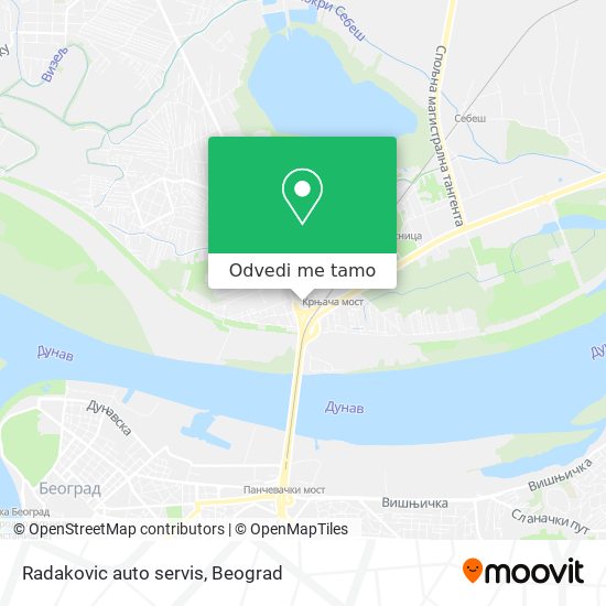 Radakovic auto servis mapa