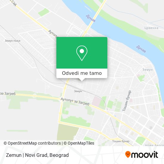 Zemun | Novi Grad mapa