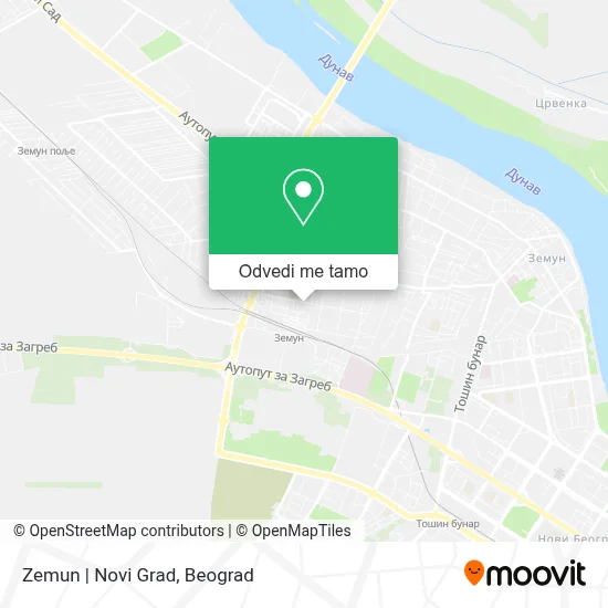 Zemun | Novi Grad mapa