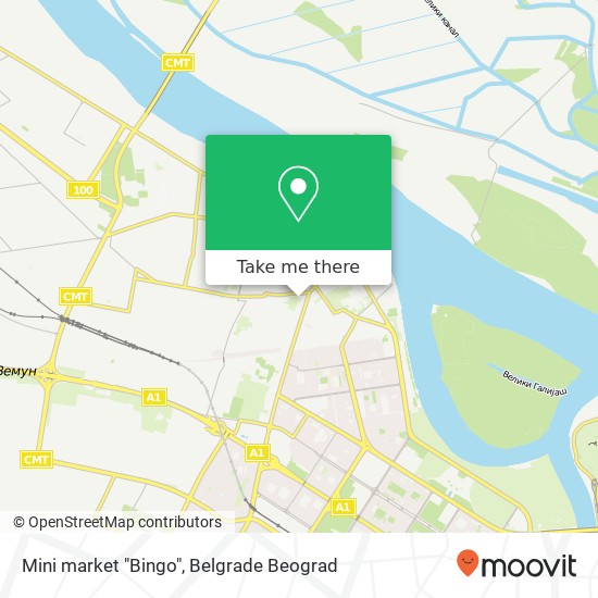 Mini market "Bingo" mapa