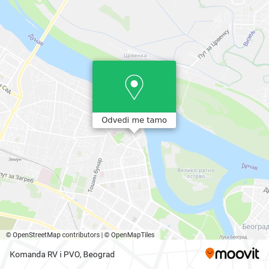 Komanda RV i PVO mapa