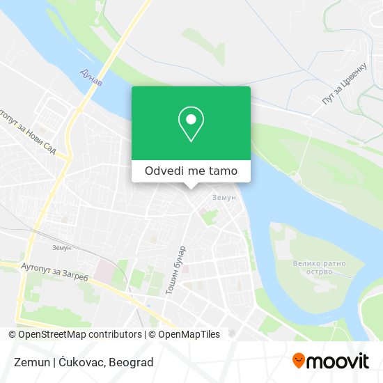 Zemun | Ćukovac mapa