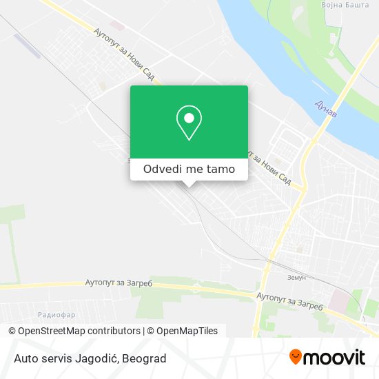 Auto servis Jagodić mapa