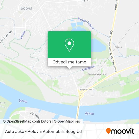 Auto Jeka - Polovni Automobili mapa