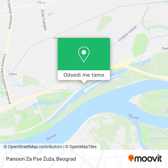 Pansion Za Pse Žuža mapa