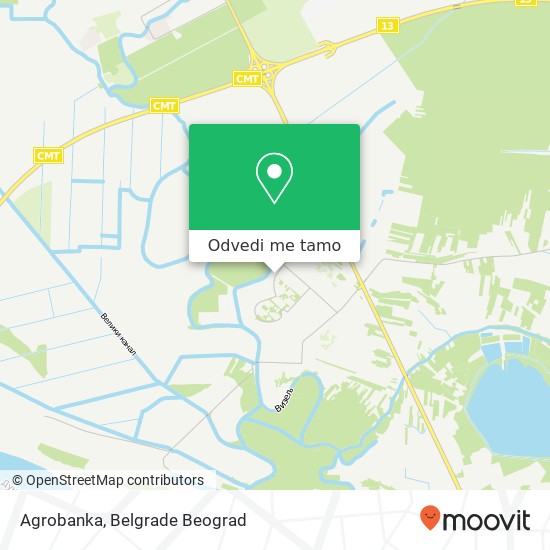 Agrobanka mapa