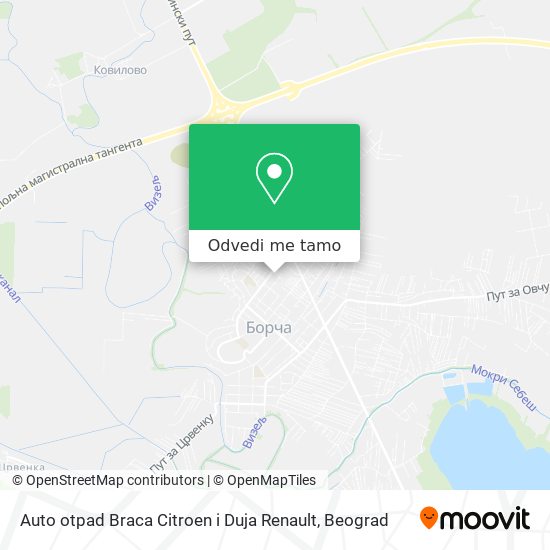 Auto otpad Braca Citroen i Duja Renault mapa