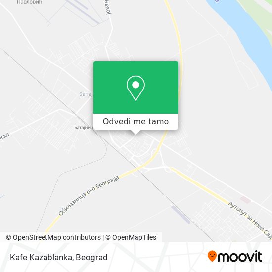 Kafe Kazablanka mapa