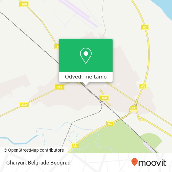 Gharyan mapa