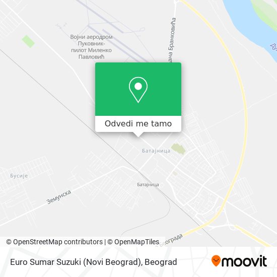 Euro Sumar Suzuki (Novi Beograd) mapa