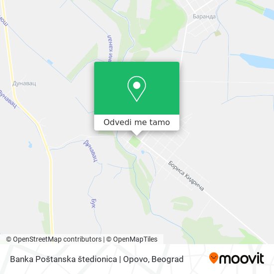 Banka Poštanska štedionica | Opovo mapa