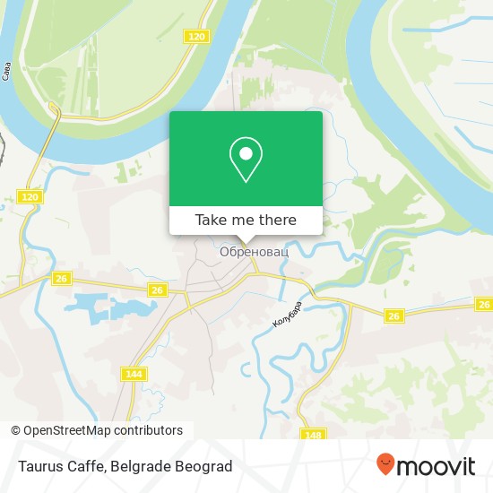 Taurus Caffe mapa