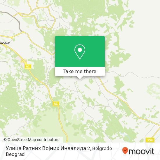 Улица Ратних Војних Инвалида 2 mapa