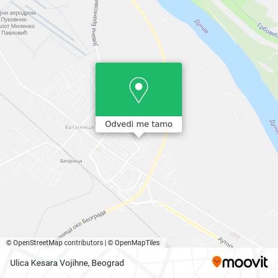 Ulica Kesara Vojihne mapa