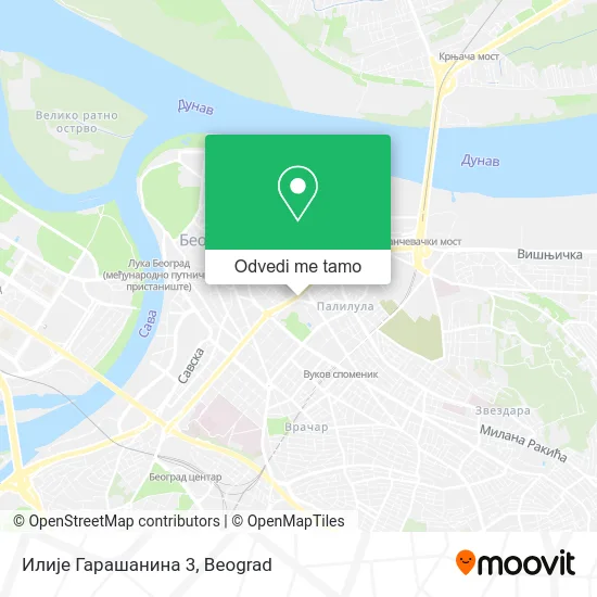 Илије Гарашанина 3 mapa