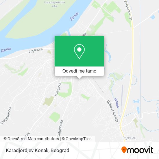 Karadjordjev Konak mapa