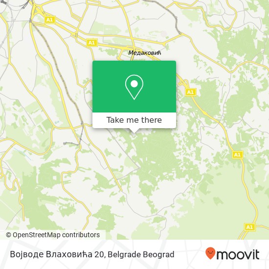 Војводе Влаховића 20 mapa