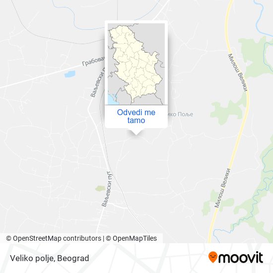 Veliko polje mapa