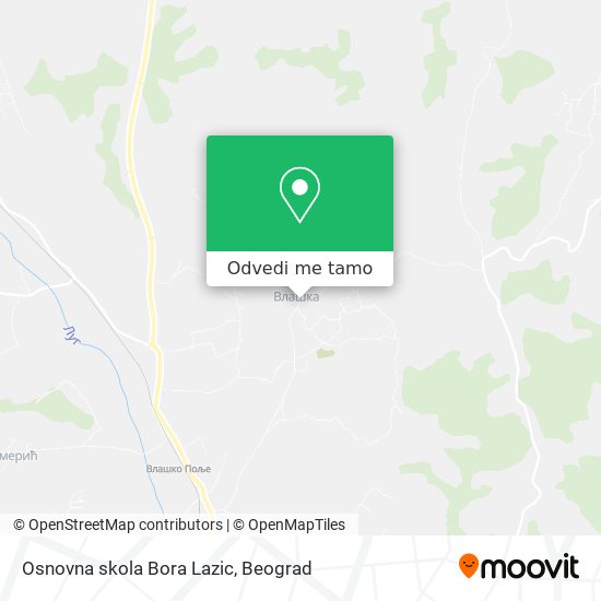 Osnovna skola Bora Lazic mapa