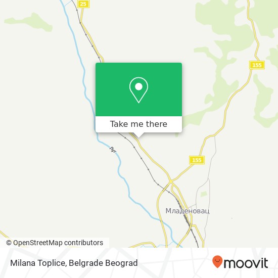 Milana Toplice mapa