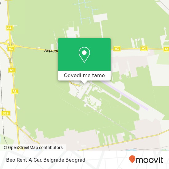 Beo Rent-A-Car mapa