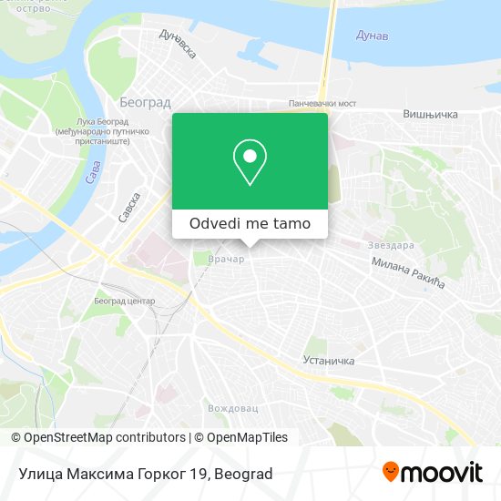 Улица Максима Горког 19 mapa