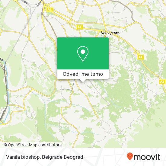 Vanila bioshop mapa