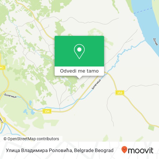 Улица Владимира Роловића mapa