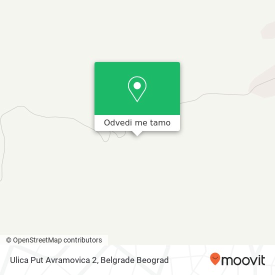 Ulica Put Avramovica 2 mapa