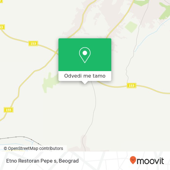 Etno Restoran Pepe s mapa