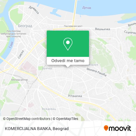 KOMERCIJALNA BANKA mapa