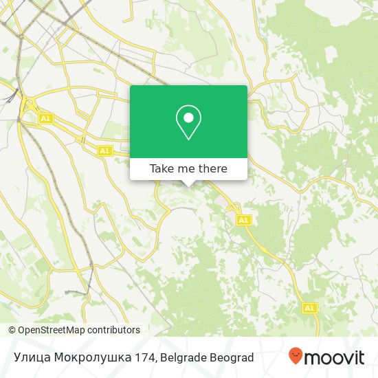 Улица Мокролушка 174 mapa