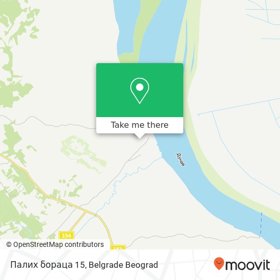 Палих бораца 15 mapa