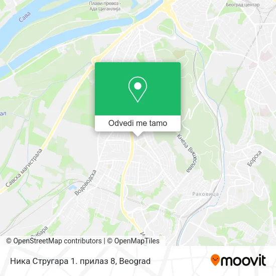 Ника Стругара 1. прилаз 8 mapa
