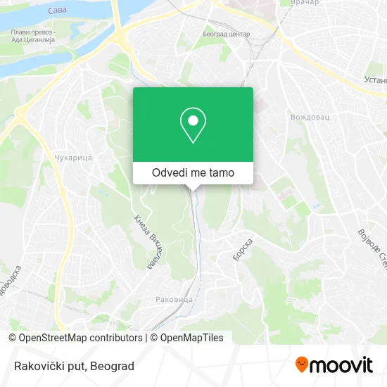 Rakovički put mapa