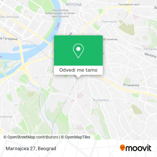Маглајска 27 mapa