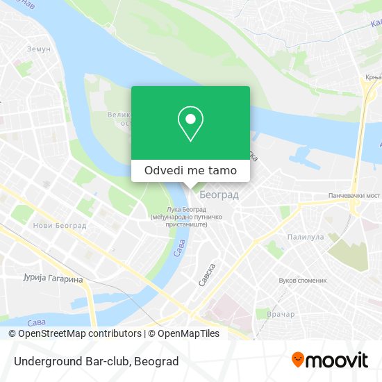 Underground Bar-club mapa