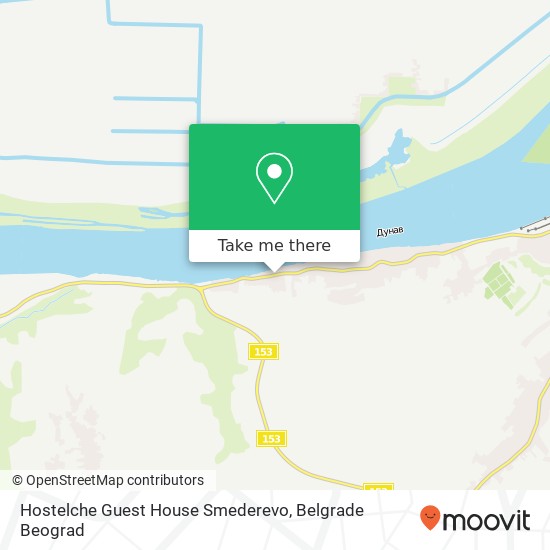 Hostelche Guest House Smederevo mapa