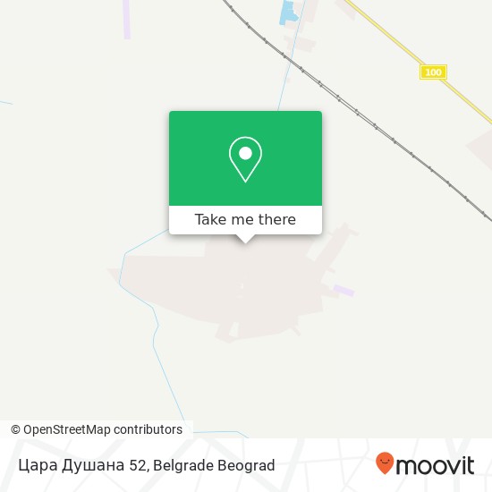 Цара Душана 52 mapa