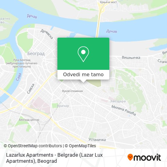 Lazarlux Apartments - Belgrade (Lazar Lux Apartments) mapa