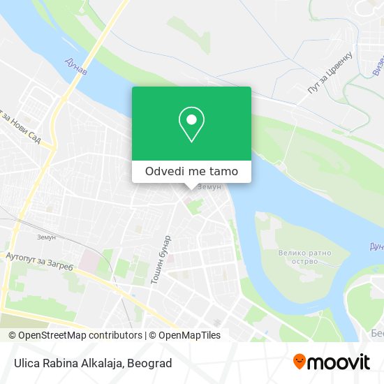 Ulica Rabina Alkalaja mapa